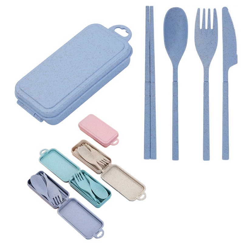 4 in 1 Travel Camping Cutlery Set