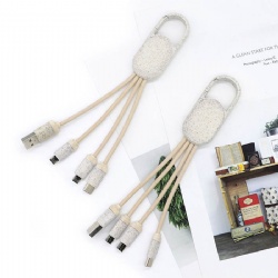 Multi Wheat Straw Charging Cable