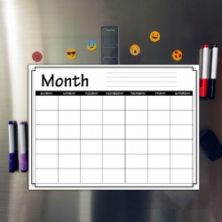 Magnetic Monthly Calendar for Refrigerator Planners