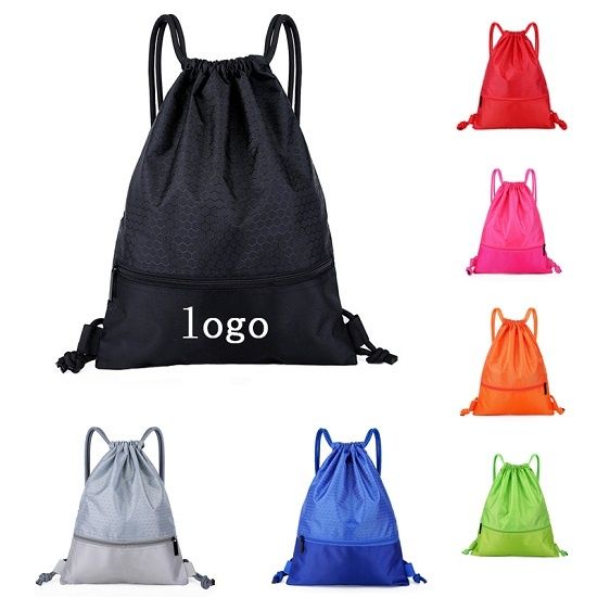 Nylon Waterproof Drawstring Backpack