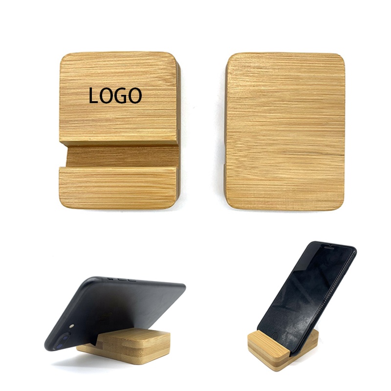 Portable Bamboo Phone Stand