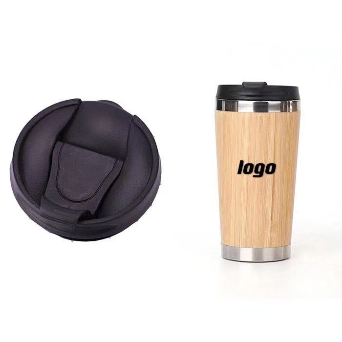 Portable Bamboo Thermos Cup
