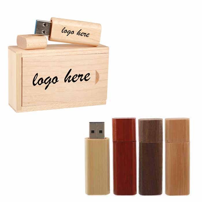 Et bestemt fremstille sort Eco-friendly Bamboo USB Stick