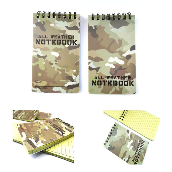 Camo Waterproof Notebook