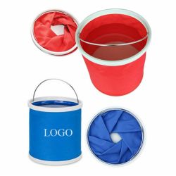 Portable folding bucket