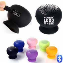Silicone Bluetooth Speaker W/Phone Stand