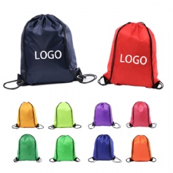 210D Polyester Drawstring Backpacks