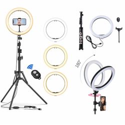 Selfie Ring Light with Stand and Phone Holder