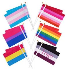 Gay Pride Mini Flag