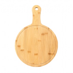 10 inch Bamboo Pizza Cutting Board With Handle