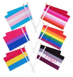 Gay Pride Mini Flag