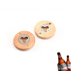 Wooden Bottle Opener With Magnet