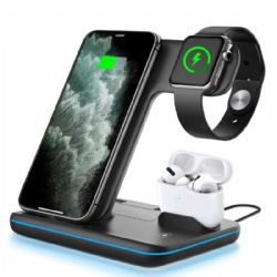 3 in 1 Functional Wireless Charging Stand