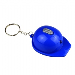Mini LED helmet keychain with bottle opener