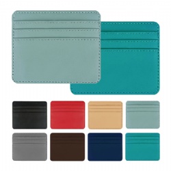 PU Leather Credit Card Holder w/ Wallet