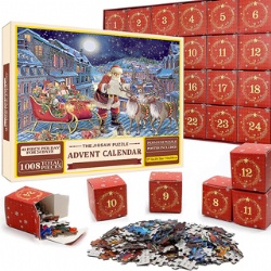 Customized Advent Calendar 2024 Jigsaw Puzzle 1008 Pieces