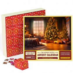 Customized Advent Calendar 2024 Jigsaw Puzzle 1008 Pieces