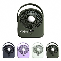 Rechargeable Mini Fan With Night Light