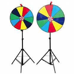 Prize Wheel with Folding Tripod Floor Stand