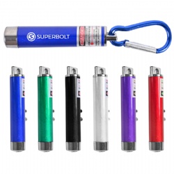 3 in 1 Flashlight Keychain