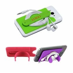 Silicone Cell Phone Kickstand & Wallet