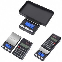 LCD Digital Kitchen Scale With Solar Calc